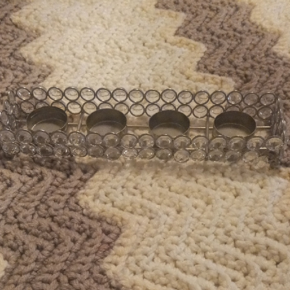 Crystal Tea Light Candle Holder